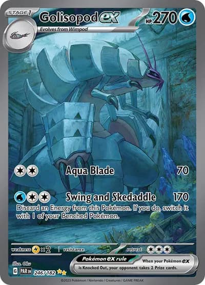 Golisopod ex Pokemon card