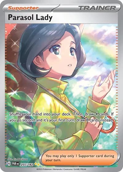 Parasol Lady Pokemon card