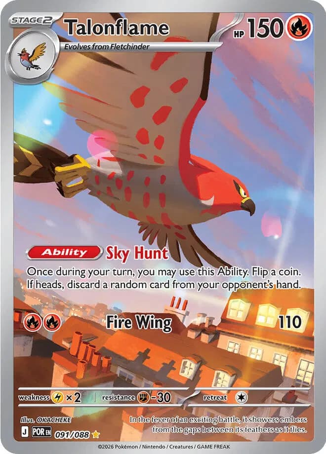 Talonflame Pokemon card