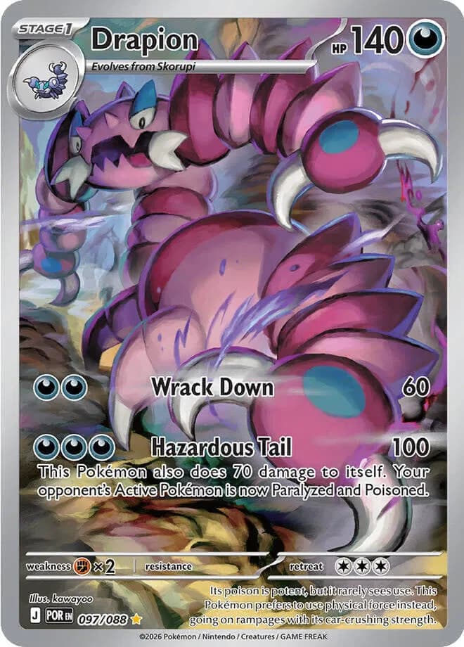Drapion Pokemon card