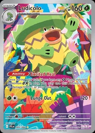 Ludicolo Pokemon card