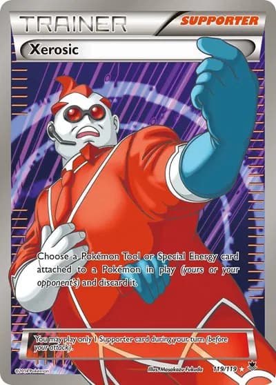 Xerosic (119 Full Art) Pokemon card