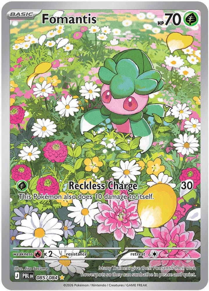 Fomantis - 085/084 Pokemon card