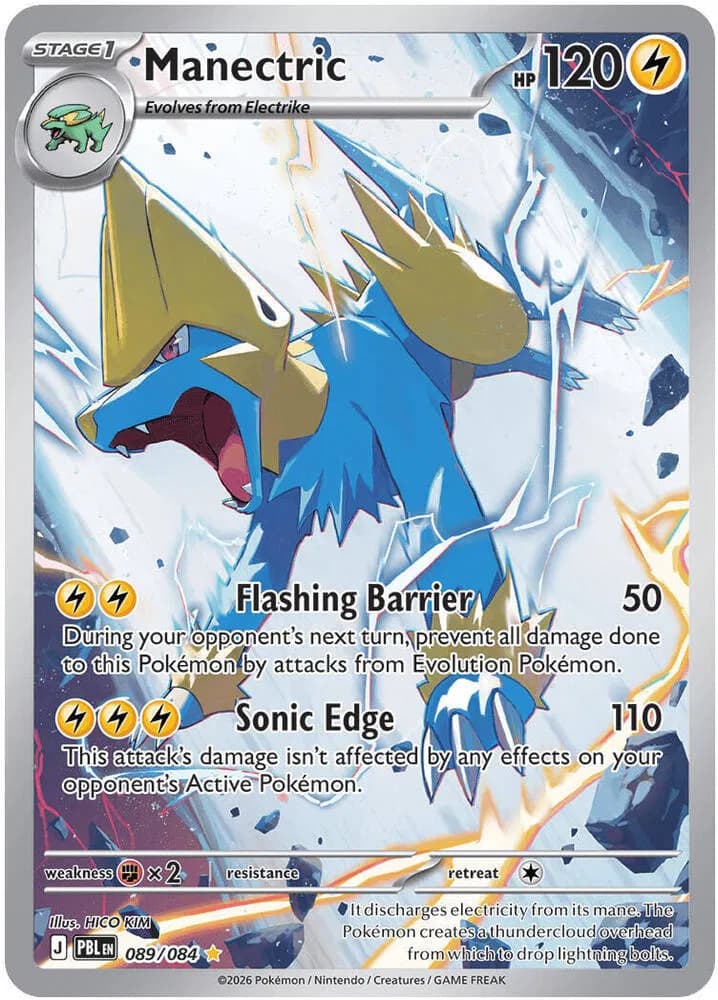 Manectric - 089/084 Pokemon card