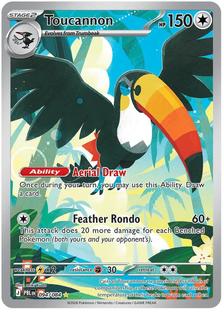 Toucannon - 094/084 Pokemon card