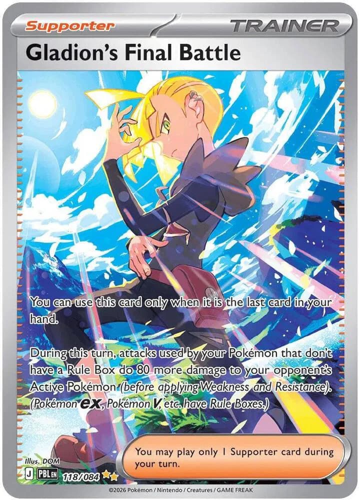 Gladion's Final Battle - 118/084 Pokemon card