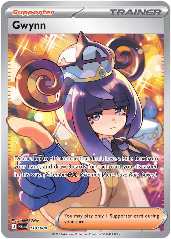 Gwynn - 119/084 Pokemon card