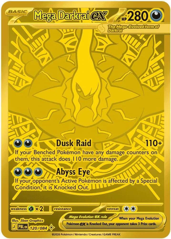Mega Darkrai ex - 120/084 Pokemon card