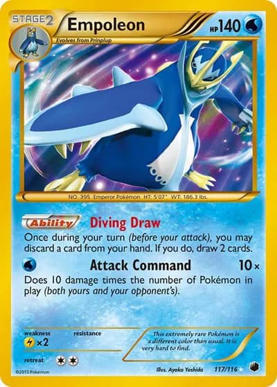 Empoleon (117 Secret Rare) Pokemon card