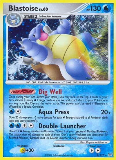 Blastoise Pokemon card