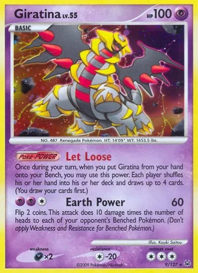 Giratina Lv. 55 Pokemon card