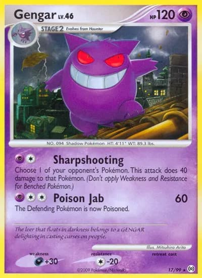 Gengar (17) Pokemon card
