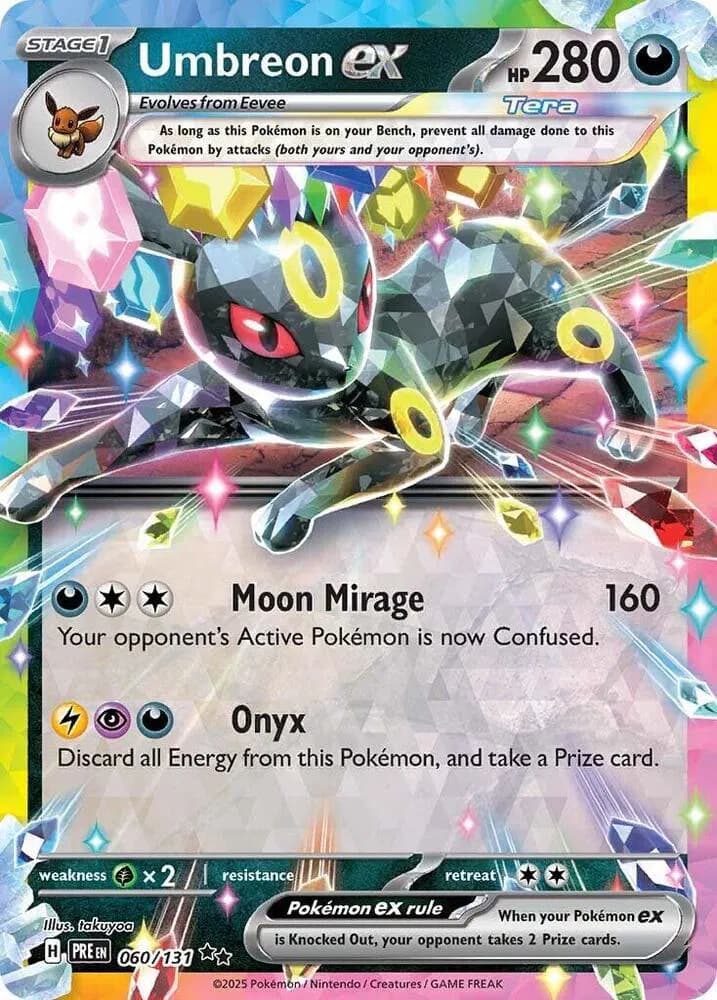 Umbreon ex Pokemon card