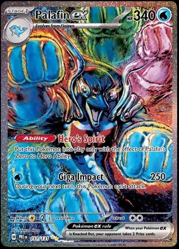 Palafin ex Pokemon card