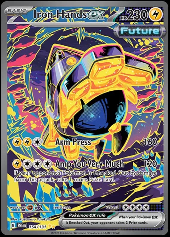 Iron Hands ex Pokemon card