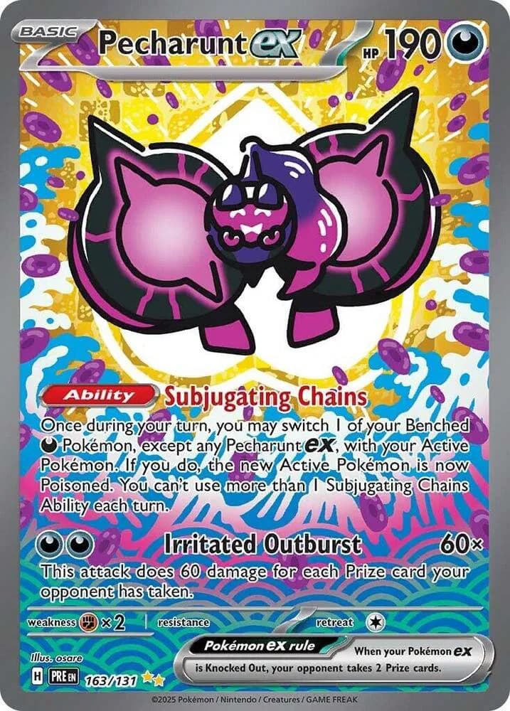 Pecharunt ex Pokemon card