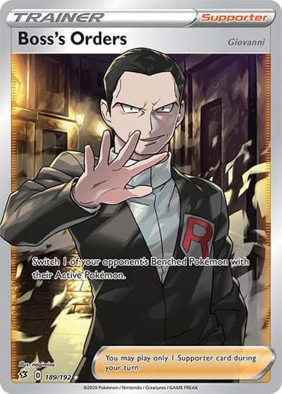 Boss's Orders (Full Art) Pokemon card