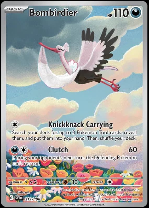 Bombirdier Pokemon card