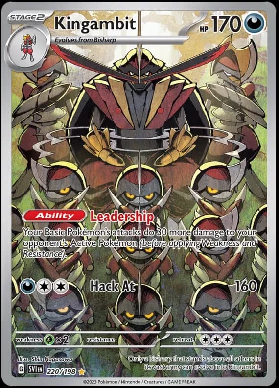 Kingambit Pokemon card