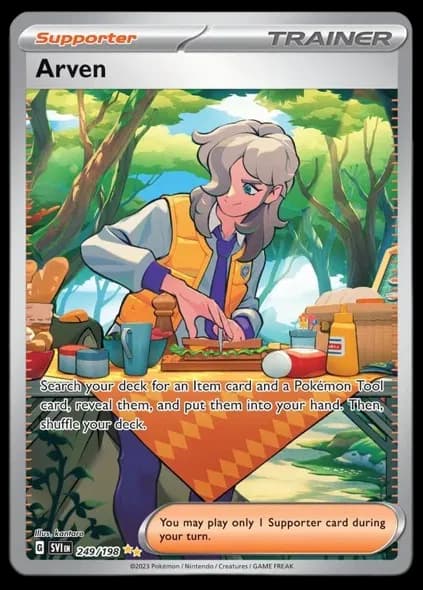 Arven Pokemon card