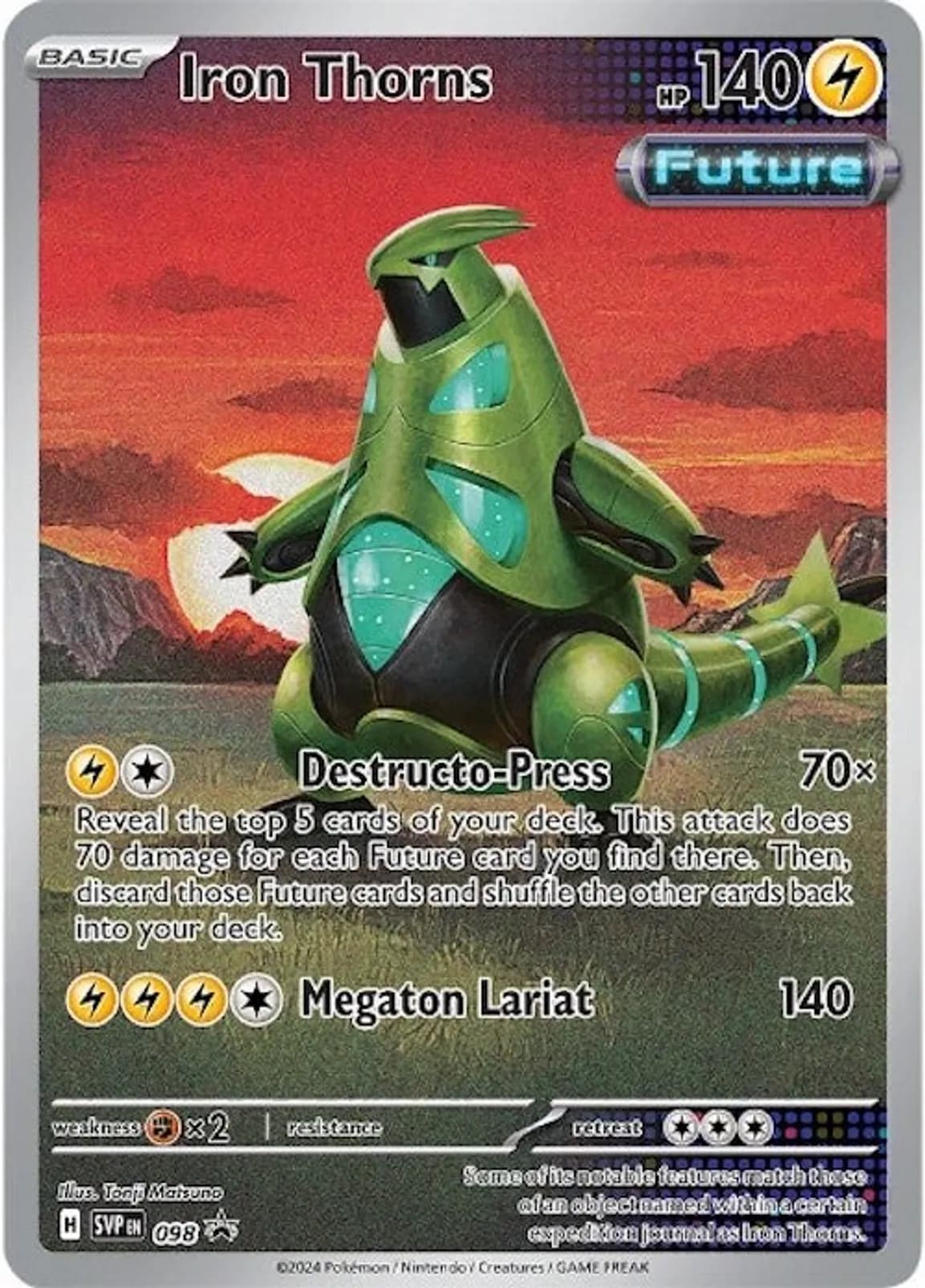 Iron Thorns Pokemon card