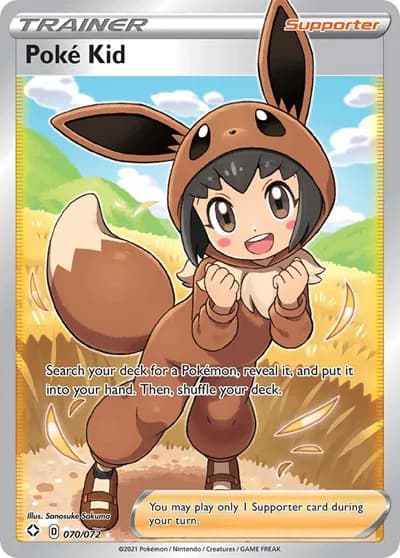 Poke Kid (Full Art) Pokemon card