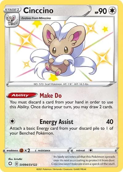 Cinccino Pokemon card