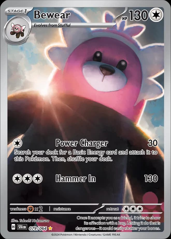 Bewear Pokemon card