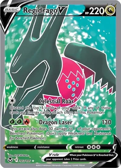 Regidrago V (Full Art) Pokemon card