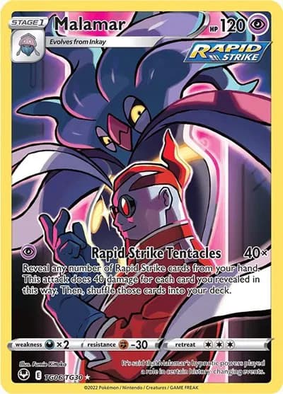 Malamar Pokemon card