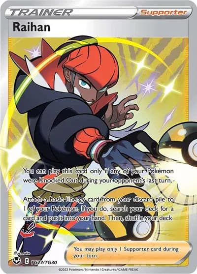 Raihan Pokemon card