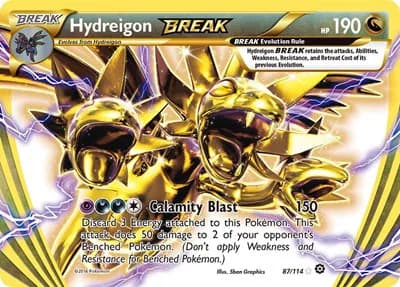Hydreigon BREAK Pokemon card