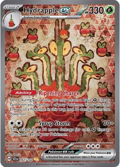 Hydrapple ex Pokemon card