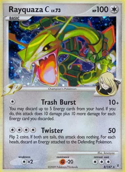 Rayquaza C Pokemon card