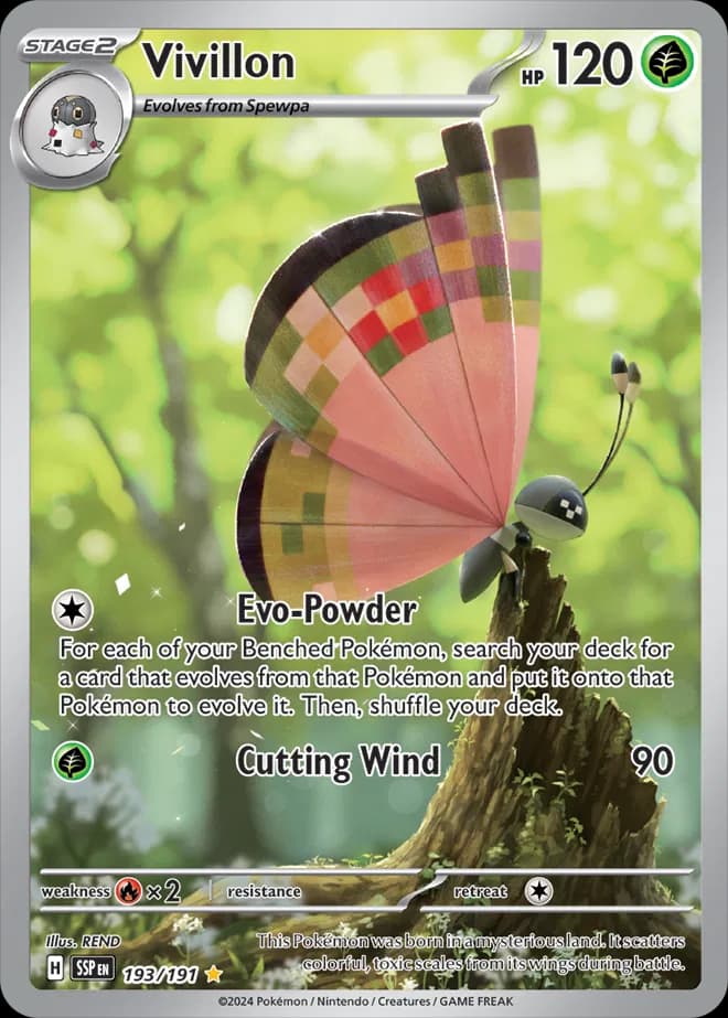 Vivillon Pokemon card