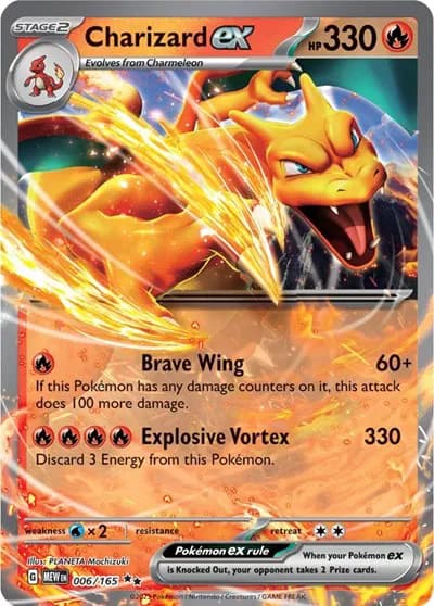 Charizard ex Pokemon card