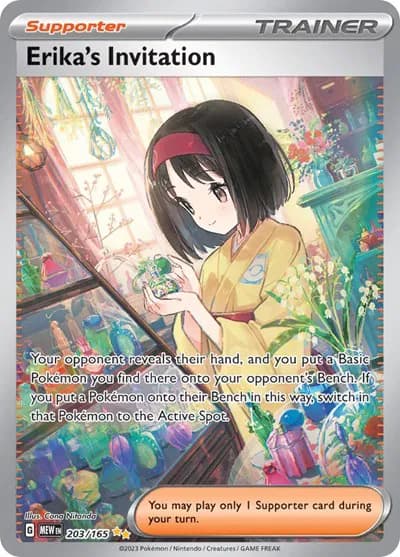 Erika's Invitation Pokemon card