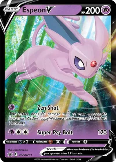 Espeon V Pokemon card