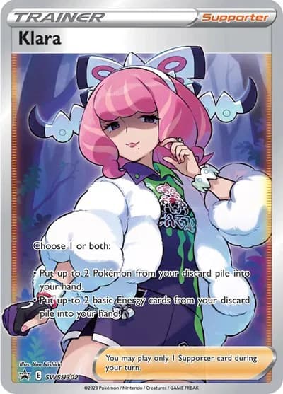 Klara (Full Art) Pokemon card
