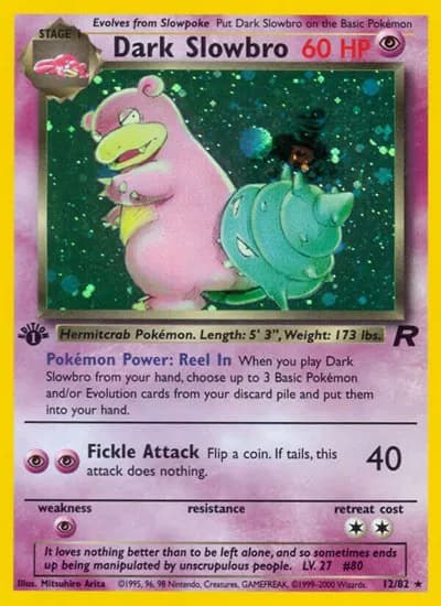 Dark Slowbro (12) Pokemon card