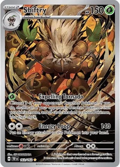 Shiftry Pokemon card