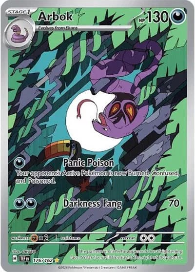 Arbok Pokemon card