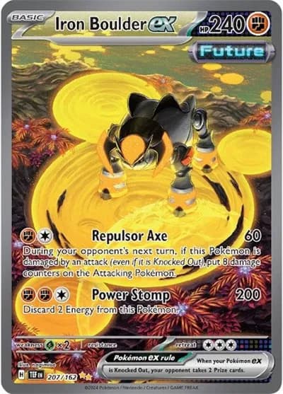 Iron Boulder ex Pokemon card