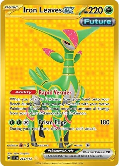 Iron Leaves ex Pokemon card