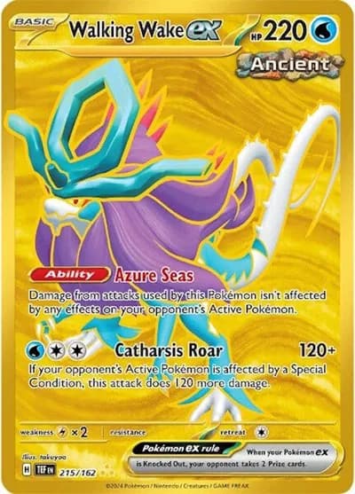 Walking Wake ex Pokemon card
