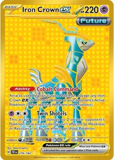 Iron Crown ex Pokemon card