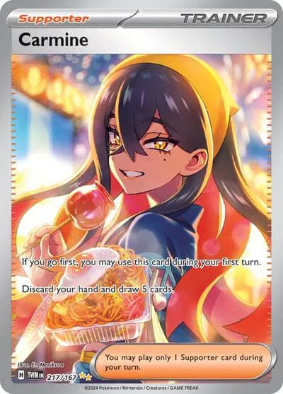 Carmine Pokemon card