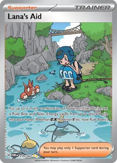 Lana's Aid Pokemon card