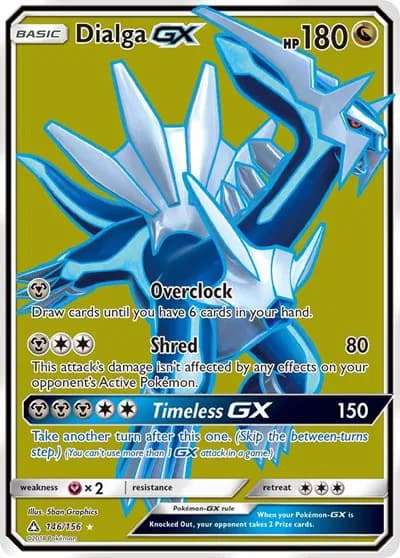 Dialga GX (Full Art) Pokemon card