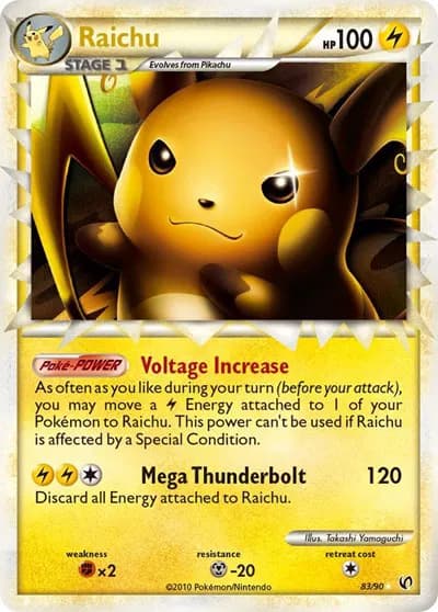 Raichu (Prime) Pokemon card